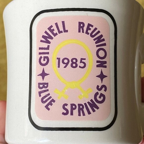 Boy Scouts of America Vintage Mug 1985 Gilwell Reunion Blue Springs Log n Beads - Picture 3 of 7